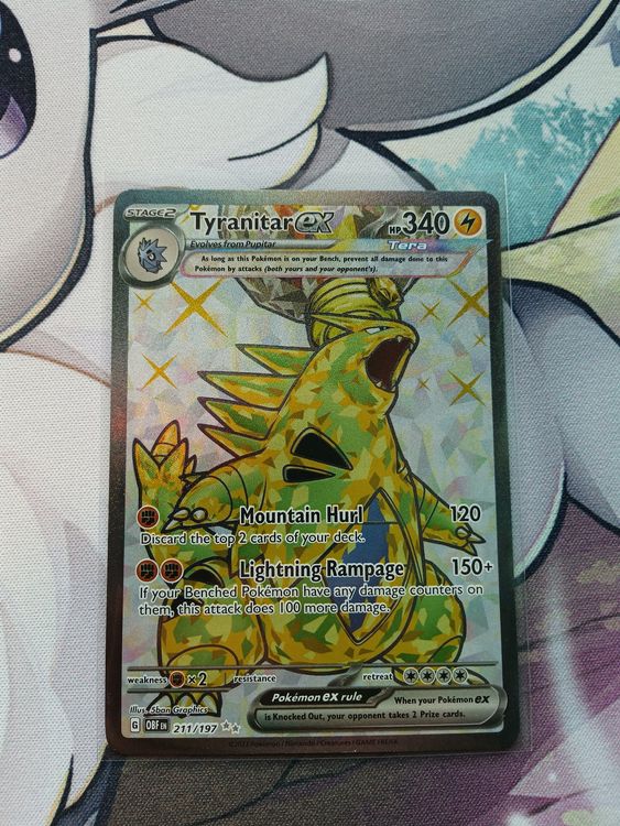 Tyranitar Ex Full Art Pokemon Obsidian Flames Despotar Kaufen Auf