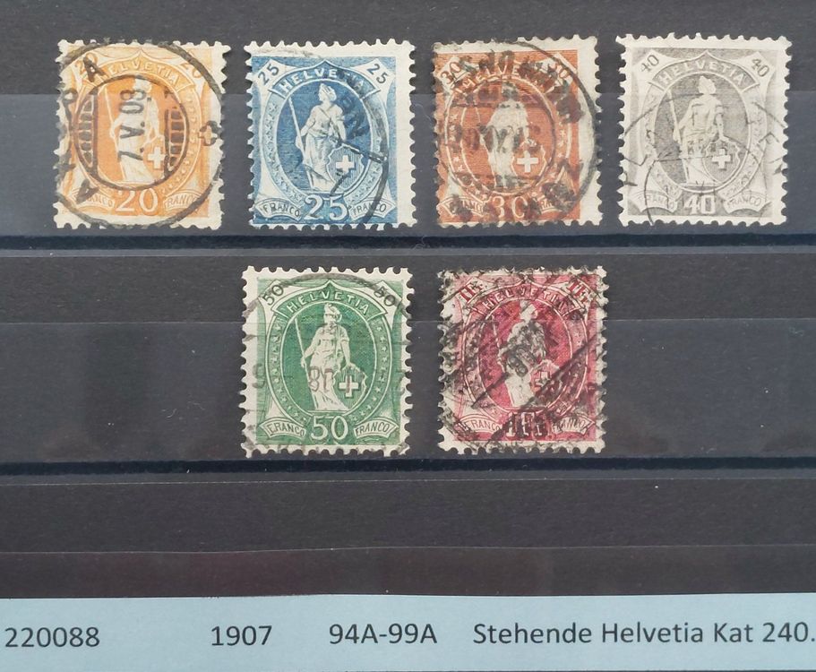 1907 Stehende Helvetia 99A 99A Kaufen Auf Ricardo