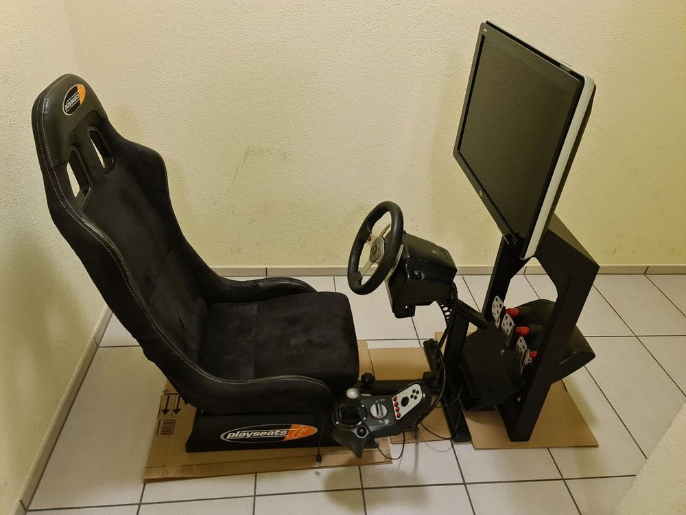 Playseat Evo Alcantara LCD Stand HP W2408h Logitech G25 Kaufen Auf