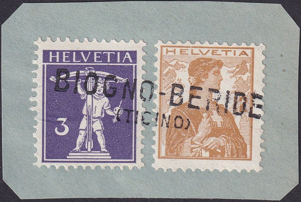 BIOGNO BERIDE TICINO Stab Stempel Nr 118 121 sehr schön Kaufen