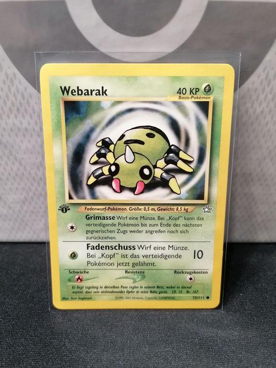 Edition Webarak Neo Genesis Pokemon Karte Kaufen Auf Ricardo