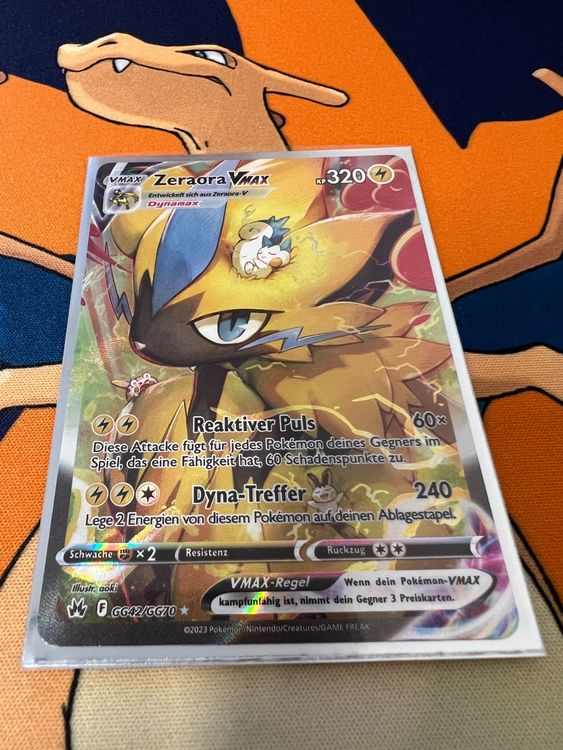 Pokemon Zeraora VMAX CRZ GG42 DE Zenit der Könige Kaufen auf