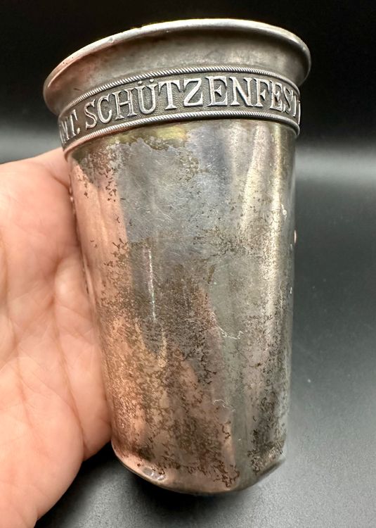 Alte Becher Schweizer Kantonaler Sch Tzenbecher Silber Kaufen Auf Ricardo