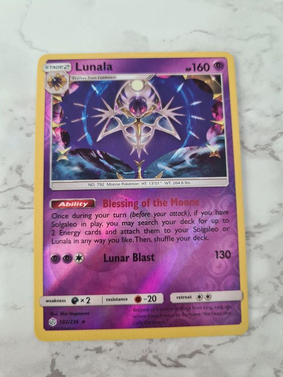 Lunala Reverse Holo Kaufen Auf Ricardo