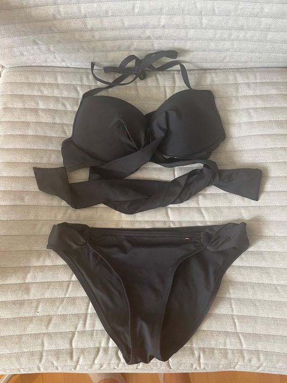 Schwarzer S Oliver Bikini Set Gr B Mit Push Up Gebraucht In