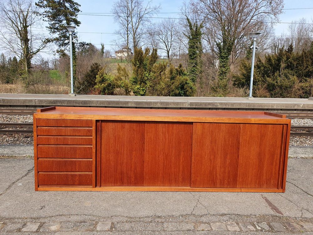 Teakholz Sideboard Aus Den Er Jahren Kaufen Auf Ricardo