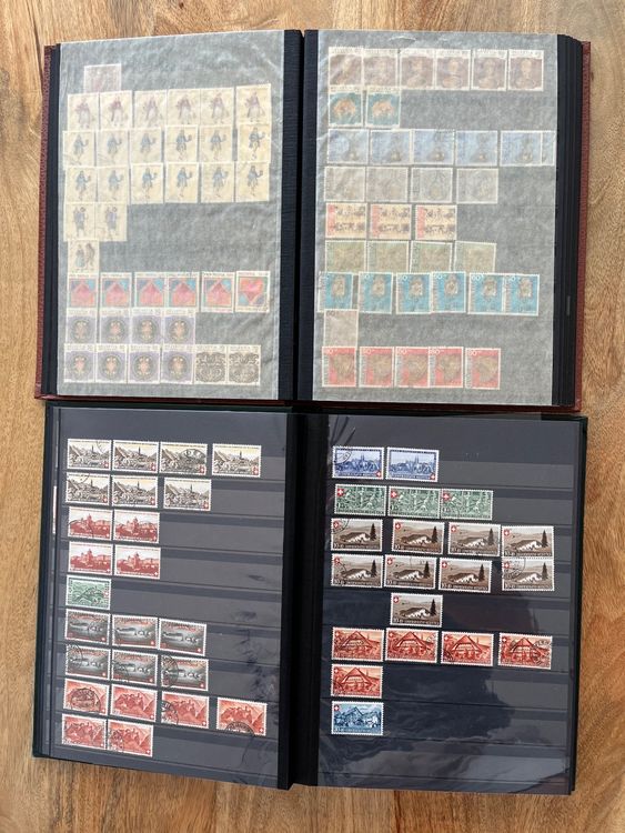 Collection De Timbres En 2x Albums Pro Patria 1938 2018 Kaufen Auf