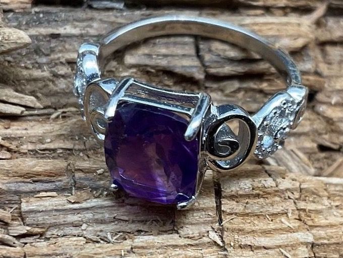 Silberring Mit Amethyst Gr Kaufen Auf Ricardo