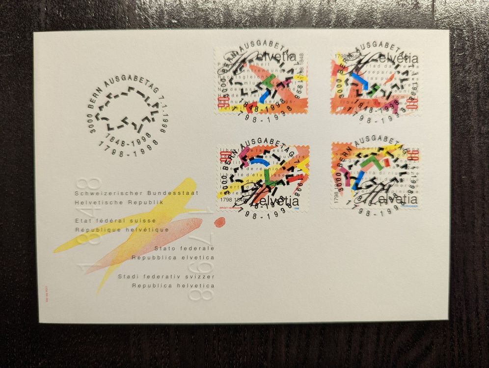 FDC 1998 Sondermarken ET Vollstempel Kaufen Auf Ricardo