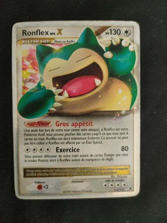 Carte Pokemon Ronflex LV X Rivaux Émergeants Français fr Kaufen auf