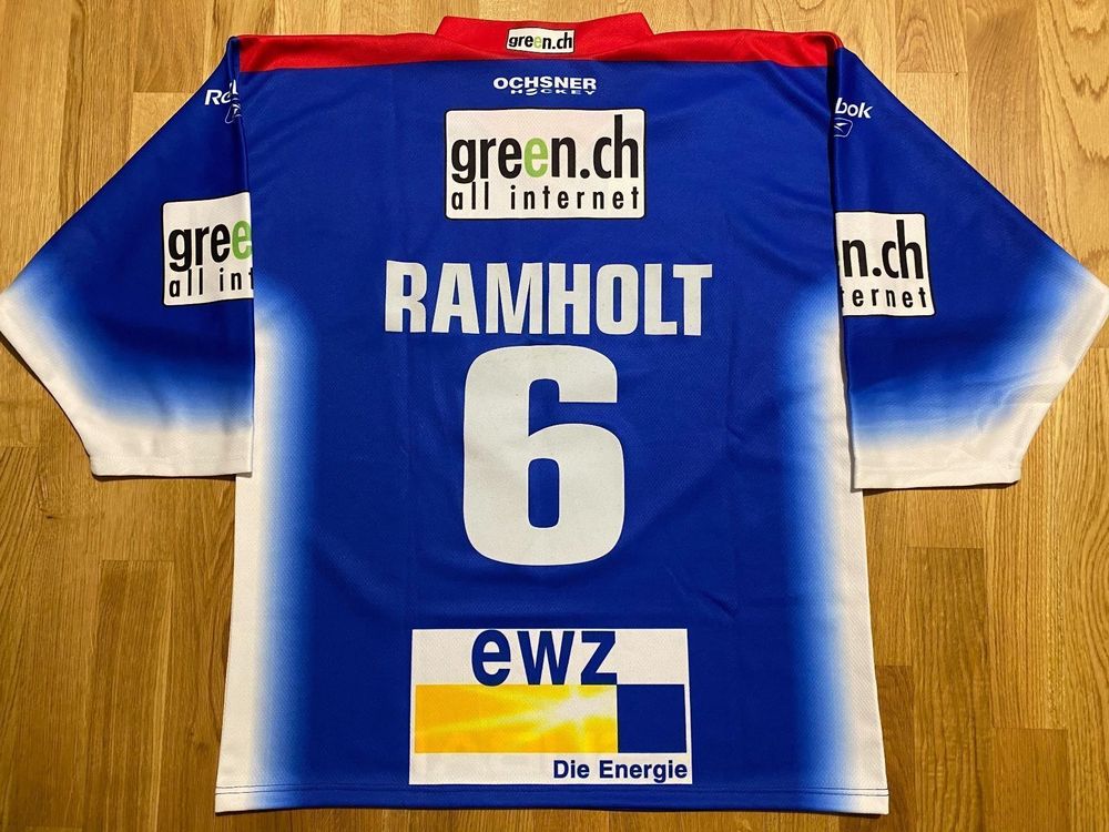 ORIGINAL ZSC LIONS 6 RAMHOLT TRIKOT ZÜRCHER SC HOCKEY M Kaufen auf