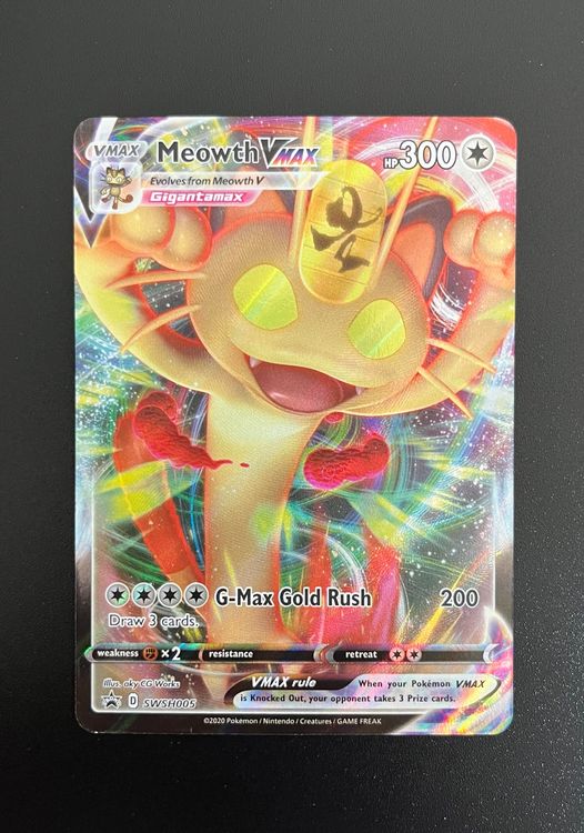 Pok Mon Meowth Vmax Swsh Promo Kaufen Auf Ricardo