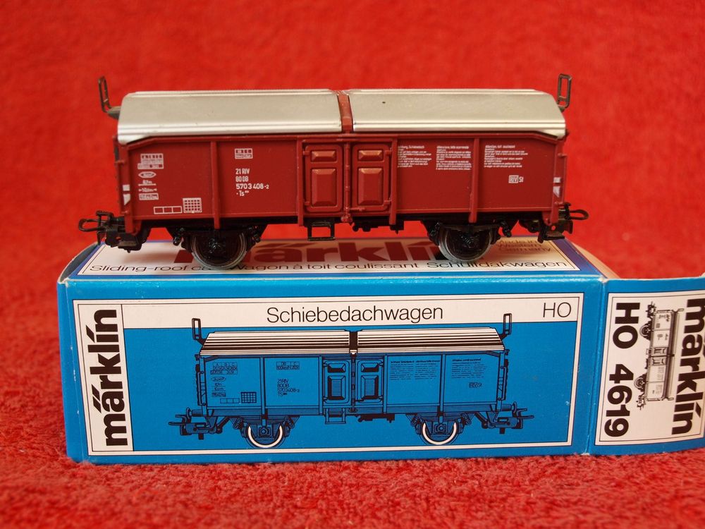 4619 Schiebedach Wagen von Märklin spur H0 gut erhalten Kaufen auf