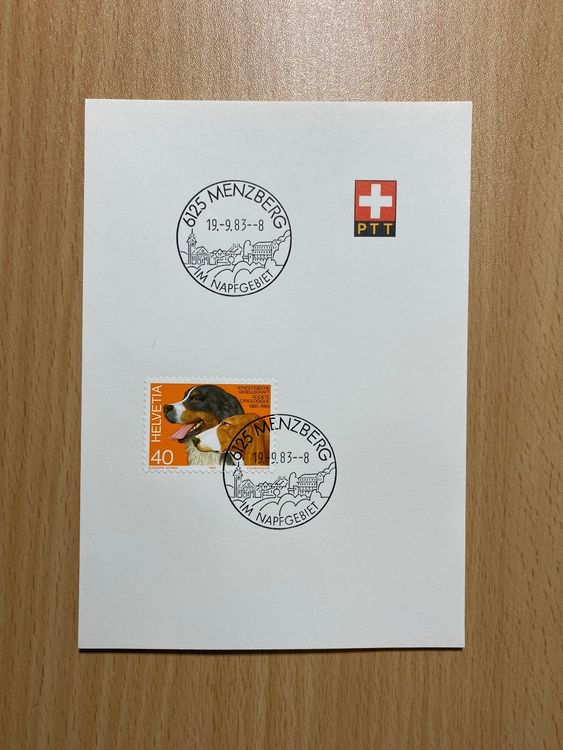 6125 Menzberg K Stempel auf PTT Bögli 1983 Kaufen auf Ricardo