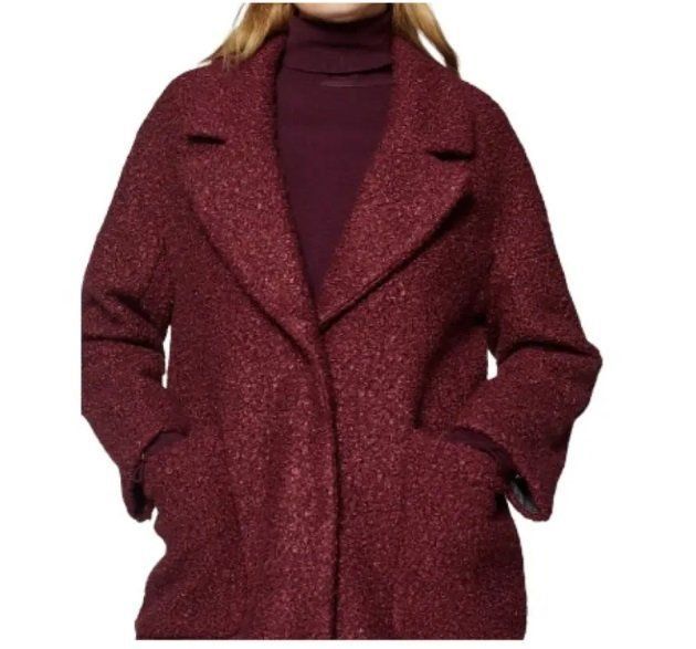 Esprit Bouclé Mantel Kurzmantel Bordeaux Gr M Kaufen auf Ricardo