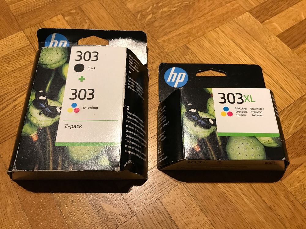 HP303 2 Pack Black Tricolor HP303xl Tricolor Kaufen Auf Ricardo