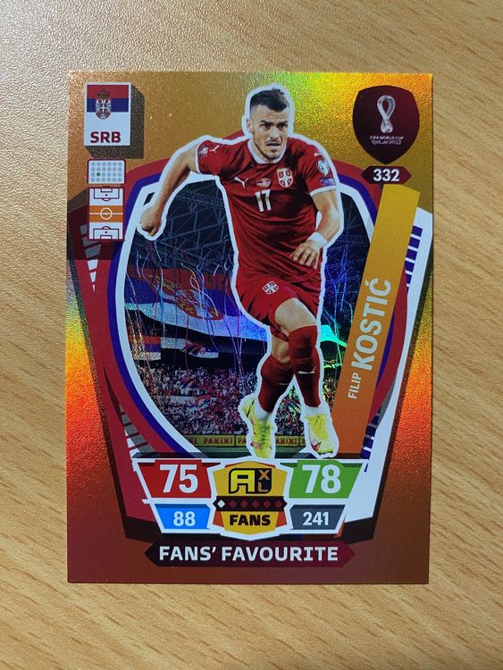 Panini World Cup Filip Kostic Srb Kaufen Auf Ricardo