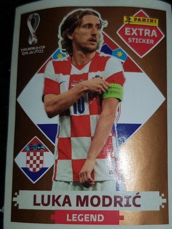 Extra Sticker Luka Modric Gold Kaufen Auf Ricardo