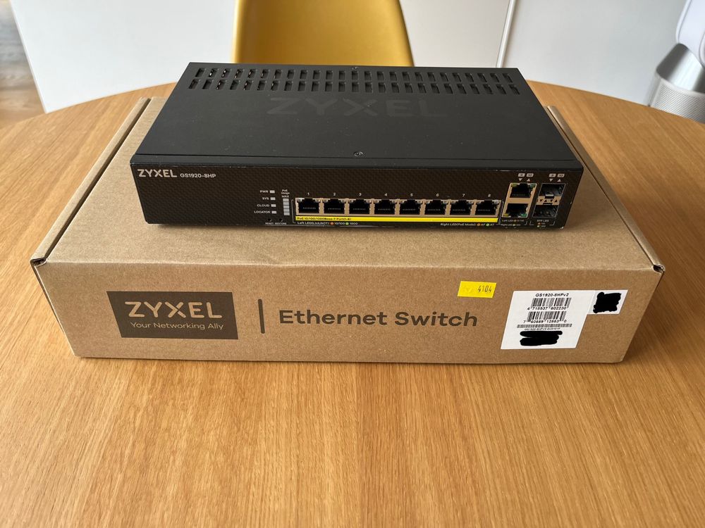 Zyxel Gs Hp V Port Poe Switch Nebula Cloud Kaufen Auf Ricardo