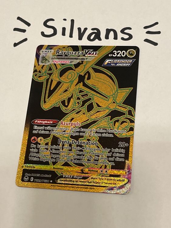 Rayquaza Vmax Gold Silberne Sturmwinde Silver Tempest De Kaufen Auf