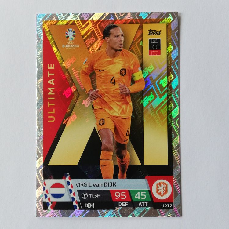 Match Attax Euro 2024 Ultimate Virgil Van Dijk Kaufen Auf Ricardo