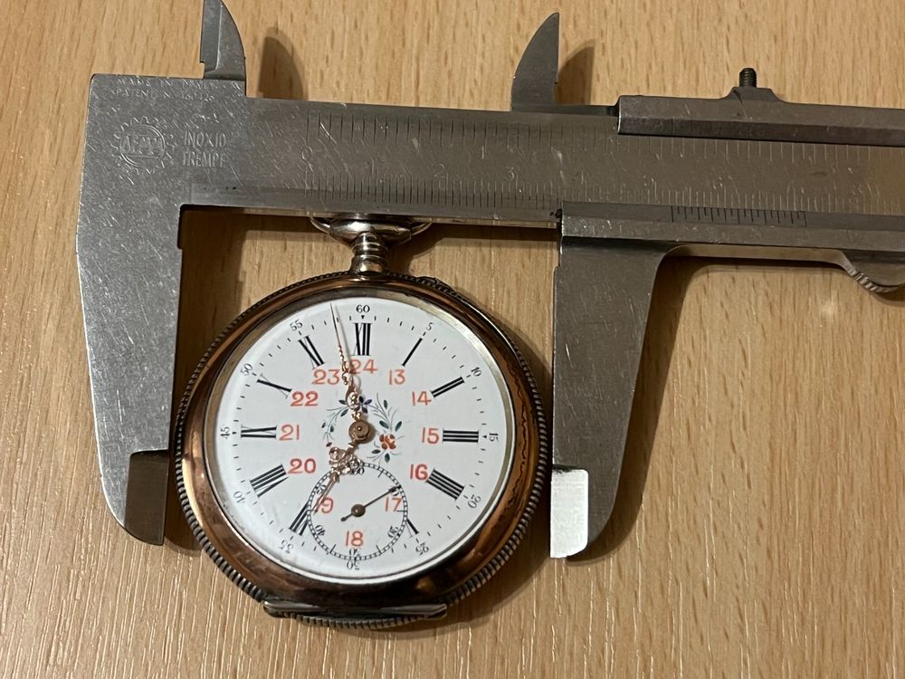 Antike Taschenuhr Remontoire Cylindre Rubis Silber Kaufen Auf Ricardo