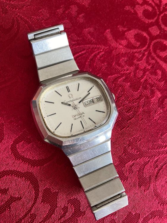 Omega Constellation Herrenuhr Vintage Day Date Quartz Kaufen Auf