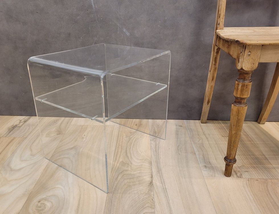 J Plexiglas Acryl Tisch Tv M Bel Beistelltisch M Ablage Kaufen