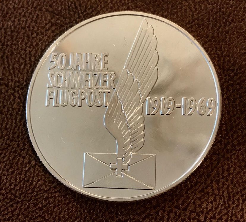 Silber Medaille 50 Jahre Schweizer Luft Kaufen Auf Ricardo