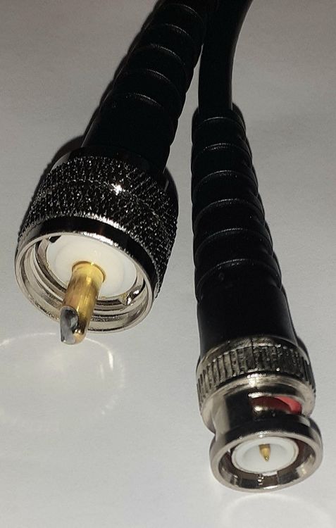 5 Meter RG 58 Koaxialkabel 50 OHM PL 259 Auf BNC Stecker Kaufen Auf