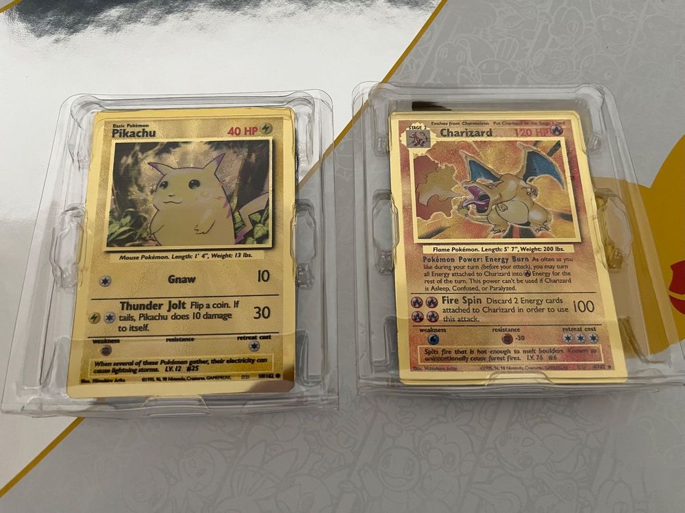 Pokemon Celebrations Charizard Pikachu Metall Karten Kaufen Auf Ricardo