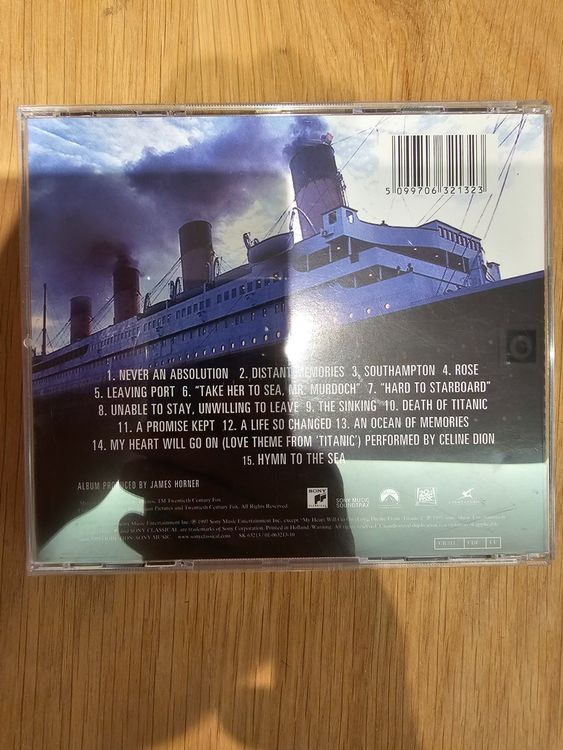 Cd James Horner Titanic Music From The Motion Picture Kaufen