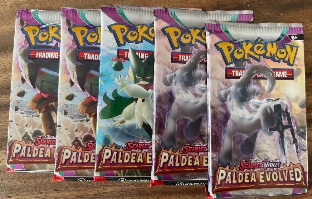 Pokemon Paldea Evolved 5 Booster Kaufen Auf Ricardo