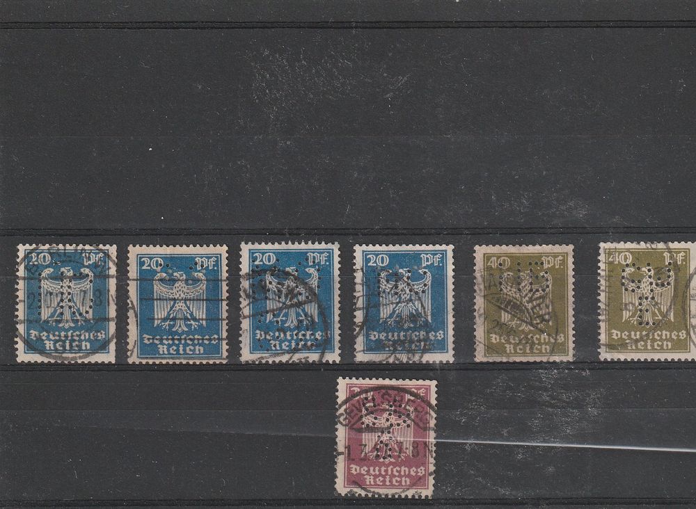 Timbres Allemagne Reich perforés Kaufen auf Ricardo