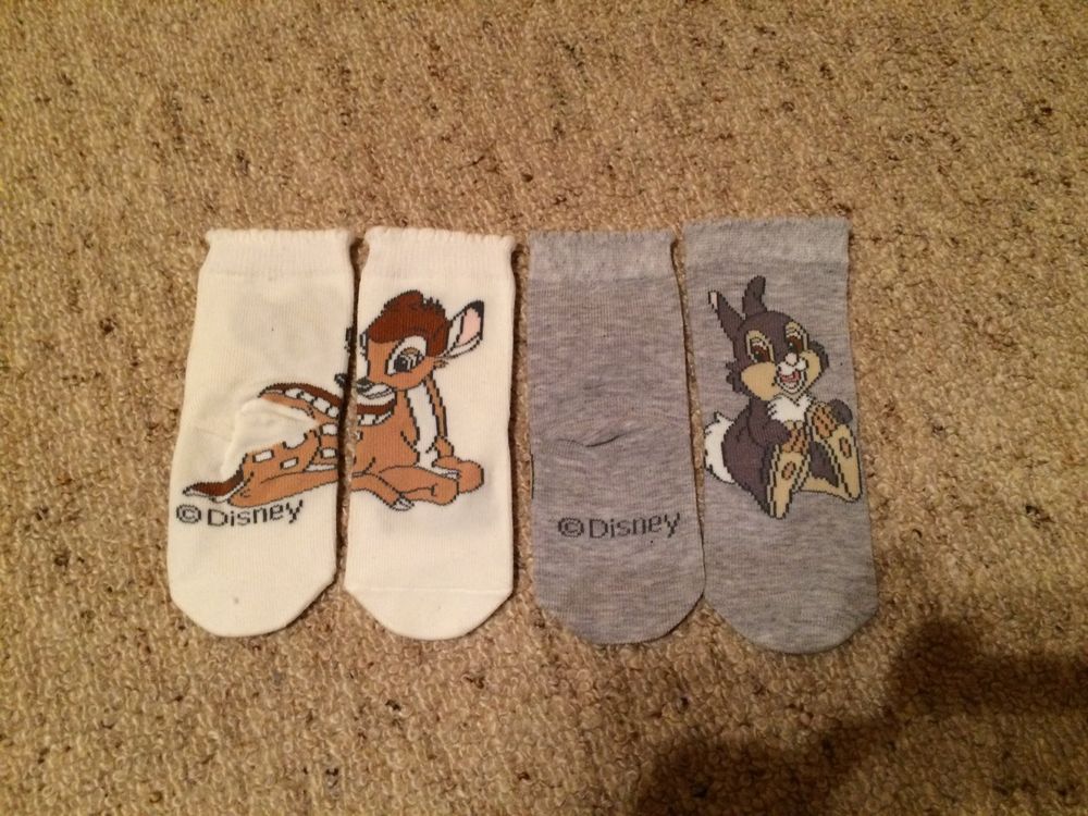 2 Paar Babysocken Disney Bambi Klopfer Gr 15 17 6 12 Monate Kaufen