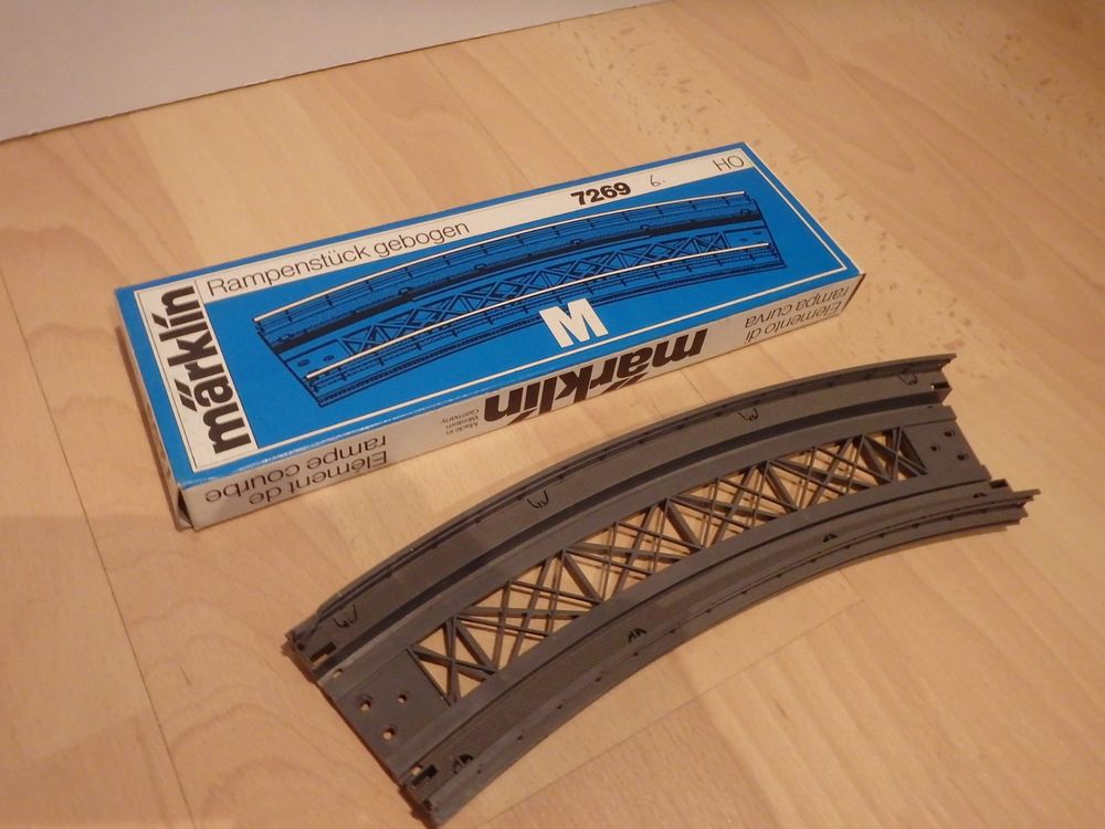 Märklin H0 Brücke Rampenstück gebogen Art Nr 7269 Kaufen auf Ricardo