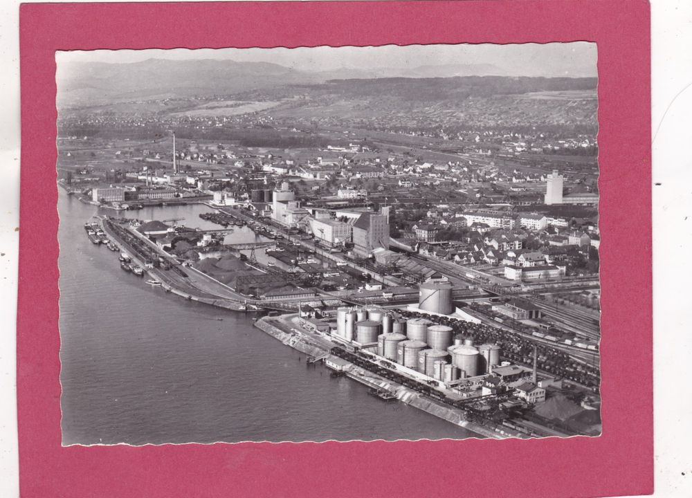 Basel Rheinhafen Fliegeraufnahme Kaufen Auf Ricardo