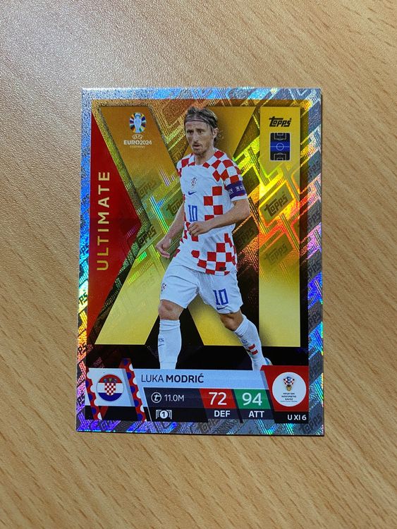 Topps Match Attax Euro 2024 Ultimate Luka Modric Kaufen Auf Ricardo