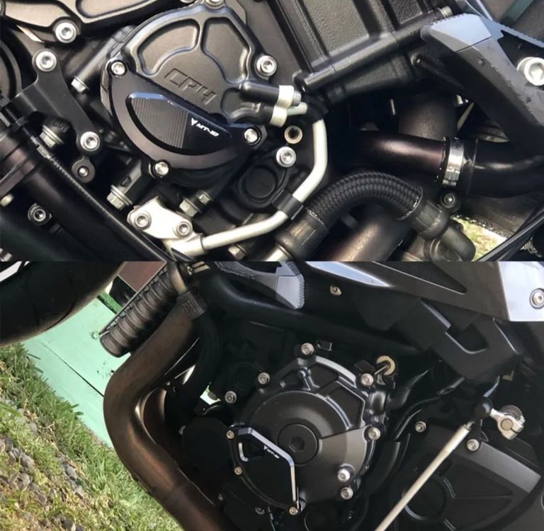 Alu Motordeckelschutz Protektor Set Sturzpads Yamaha Mt Kaufen Auf