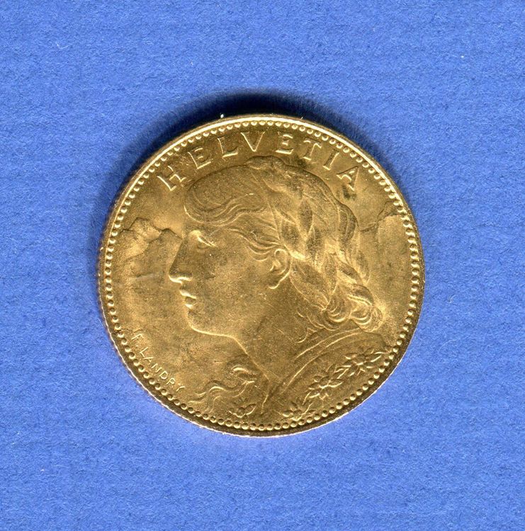 892 10 Fr 1922 Vreneli Top Stgl Gold Kaufen Auf Ricardo