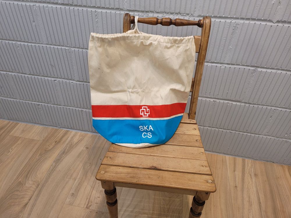 Vintage SKA CS Schweizerische Kreditanstalt Bank Stofftasche Kaufen