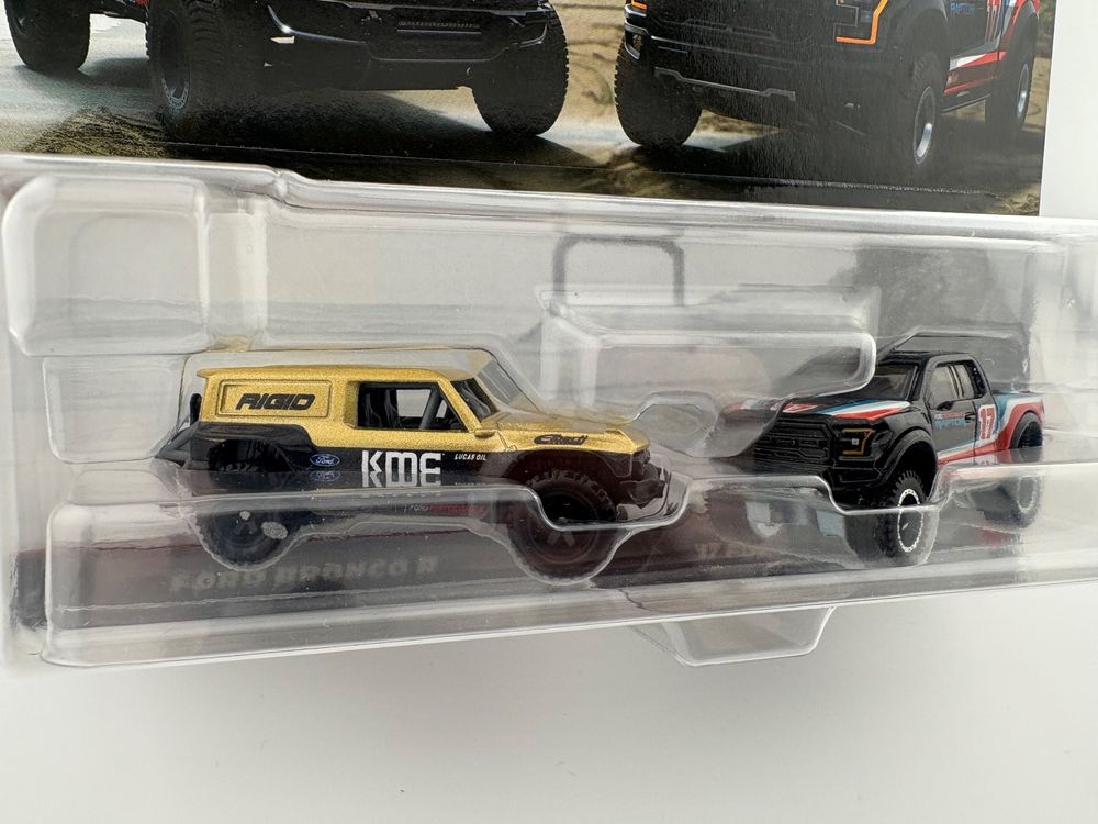 Hot Wheels Premium Pack Ford Bronco R Ford F Raptor Neu Und
