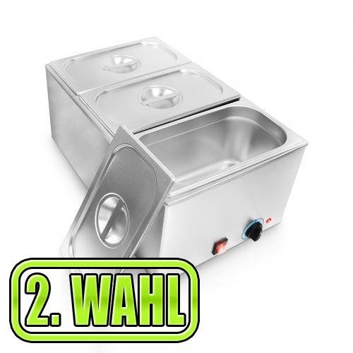 Edelstahl Bain Marie incl 3x GN 1 3 Deckel Speisenwärmer Kaufen