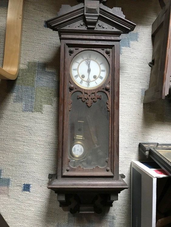 Antike Wanduhr Regulator Holz Nr Kaufen Auf Ricardo