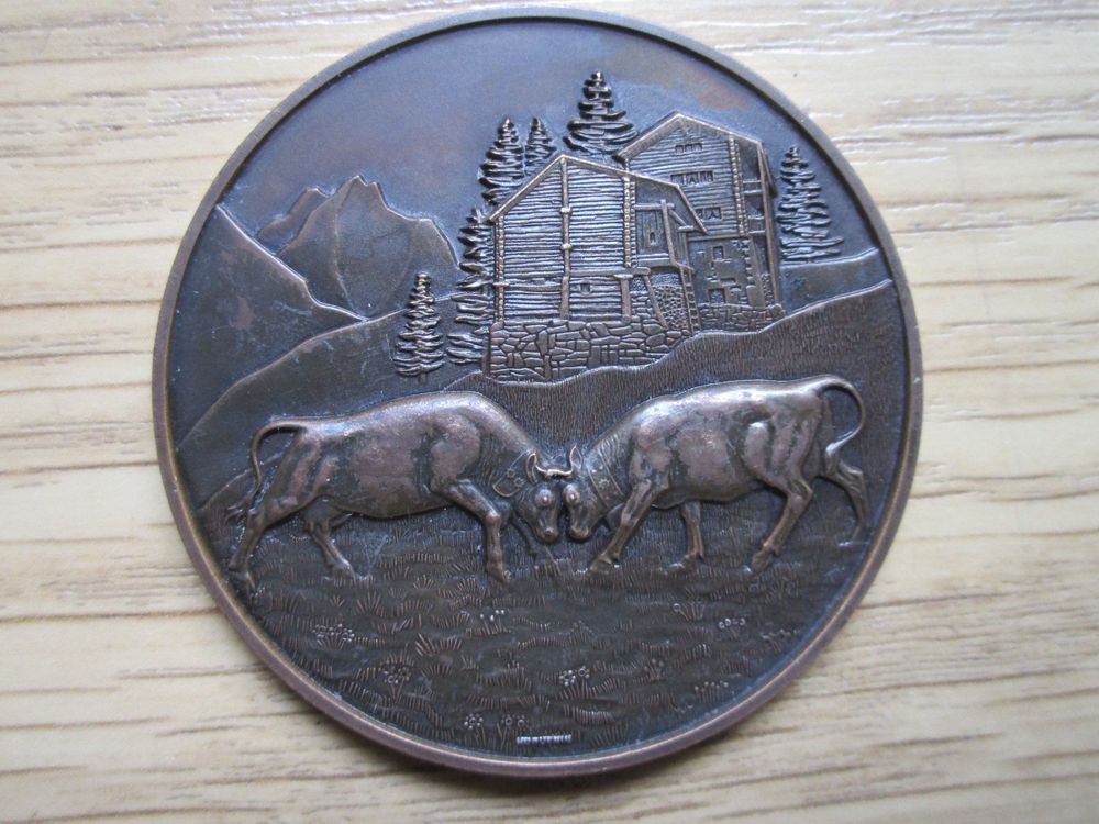 Medaille 4 Walliser Kant Kl Kal Schützenfest Bagnes 1980 Kaufen auf