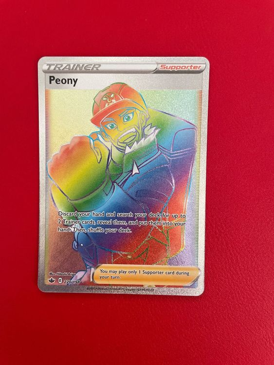 Pokemon Peony Chilling Reign Rainbow Kaufen Auf Ricardo