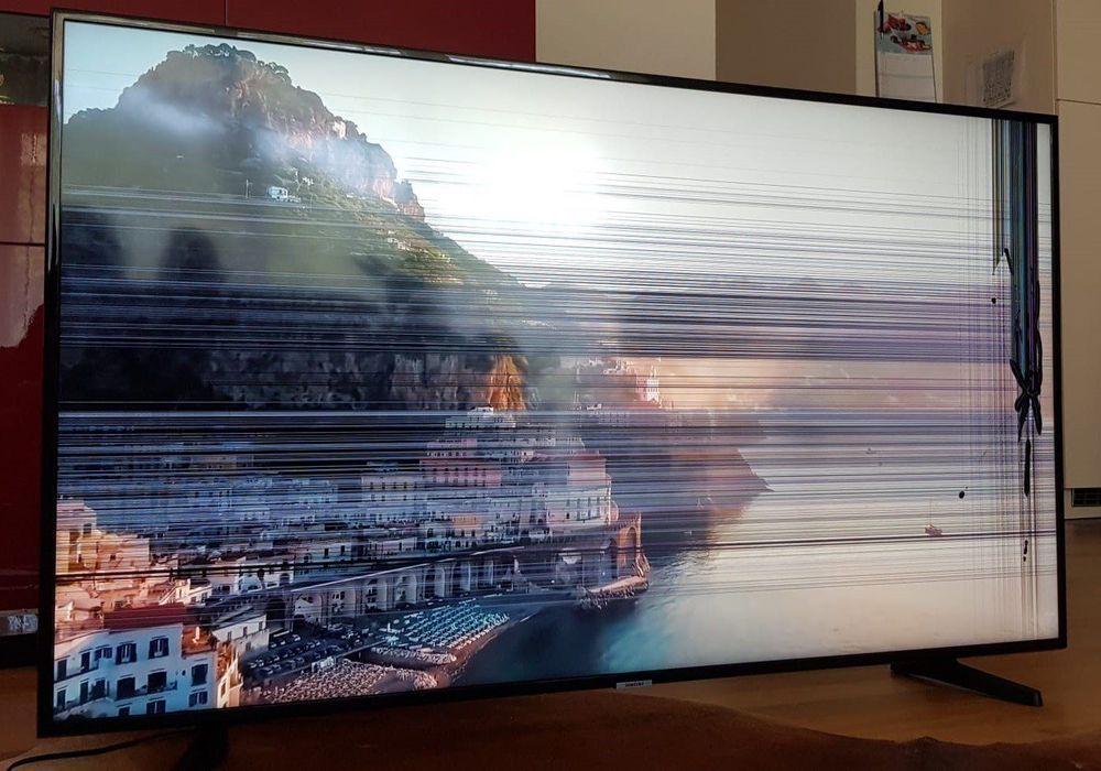 Fernseher TV Samsung UE55AU7170 55 4K DEFEKT Kaufen Auf