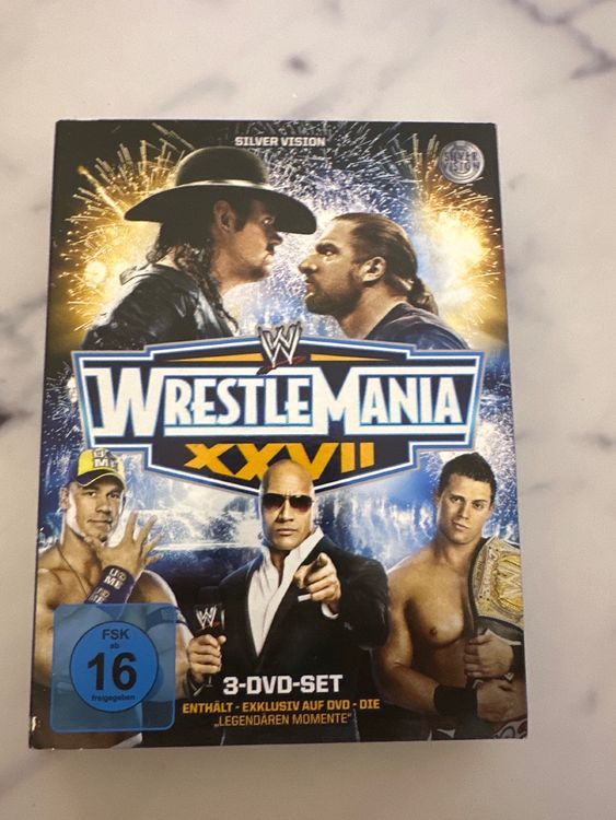 WWE Wrestle Mania XXVII 3 DVDs Kaufen Auf Ricardo