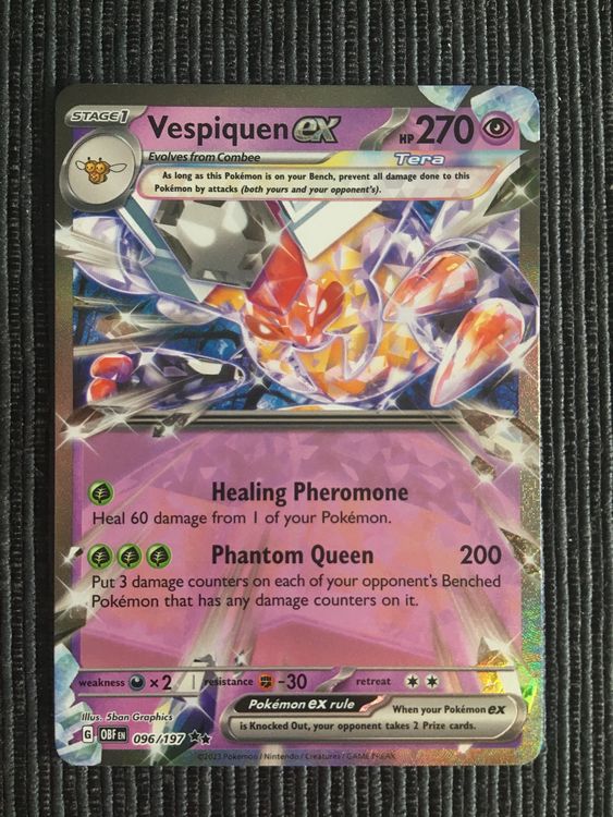 Pokemon Obsidian Flames Vespiquen Ex Englisch Kaufen Auf Ricardo