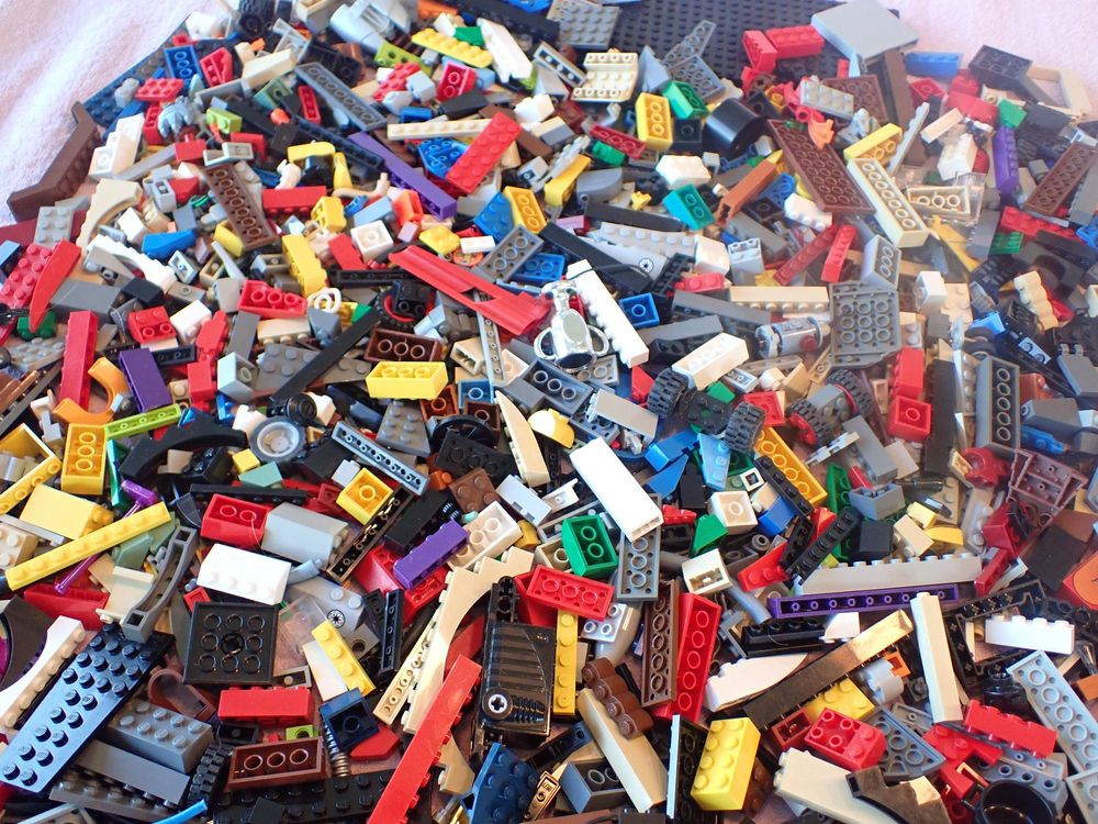 Sehr Viele Lego Steine Bunt Gemischt Kilo Ware System Kaufen Auf